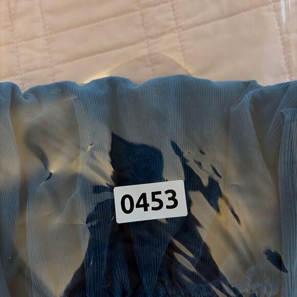 Hanna Andersson Girl's Blue Corduroy Skirt Sz 140/US 10 Bow Elastic Waist - Picture 9 of 10